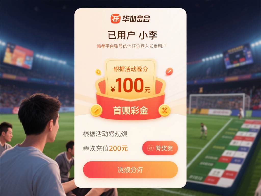 华体会首存彩金 (华体会首存彩金活动,惊喜福利等你来拿!) 以用户小李的经历为例,他在朋友的推荐下注册了华体会